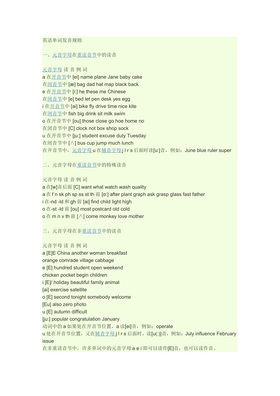 英语发音规则_第1页