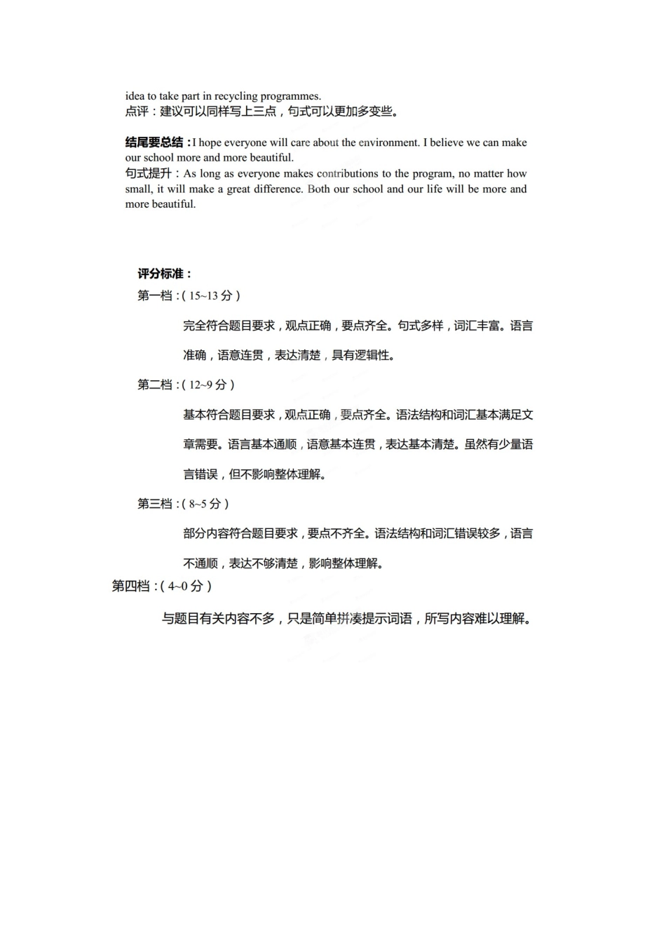 英语写作范文一_第2页