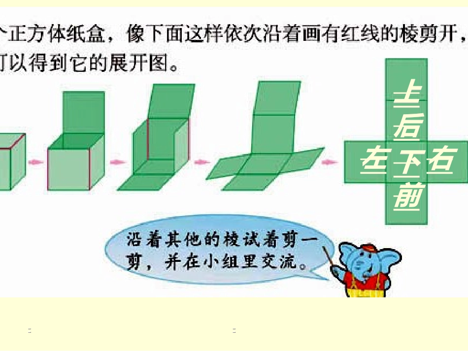 苏教版六年级上册《正方体和长方体的展开图》_第3页