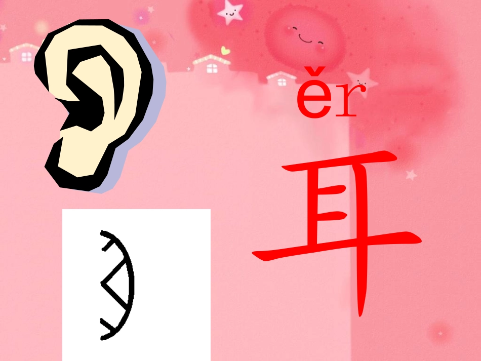 小学一年级上册语文第二课口耳目课件_第3页