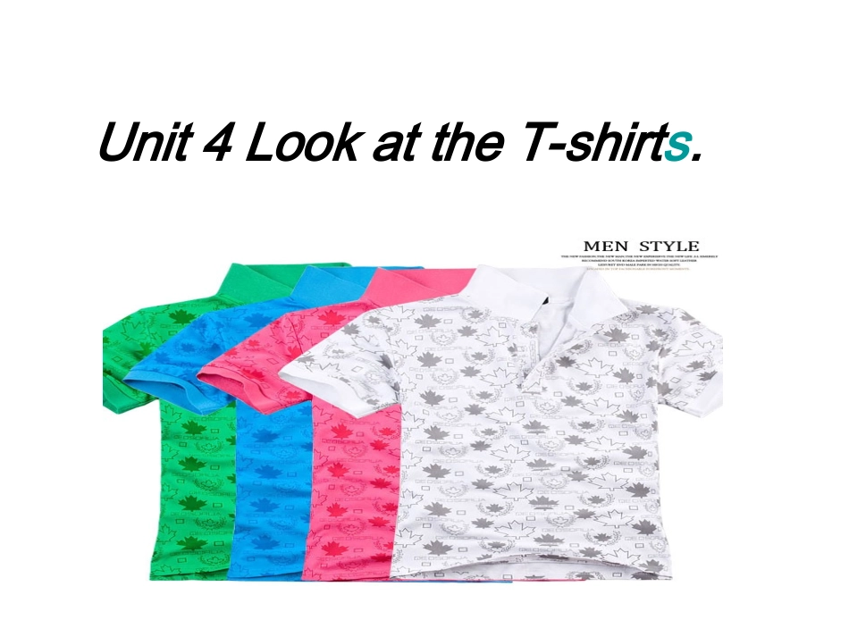 Unit-11-Look-at-the-T-shirts._第1页