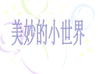 美妙的小世界