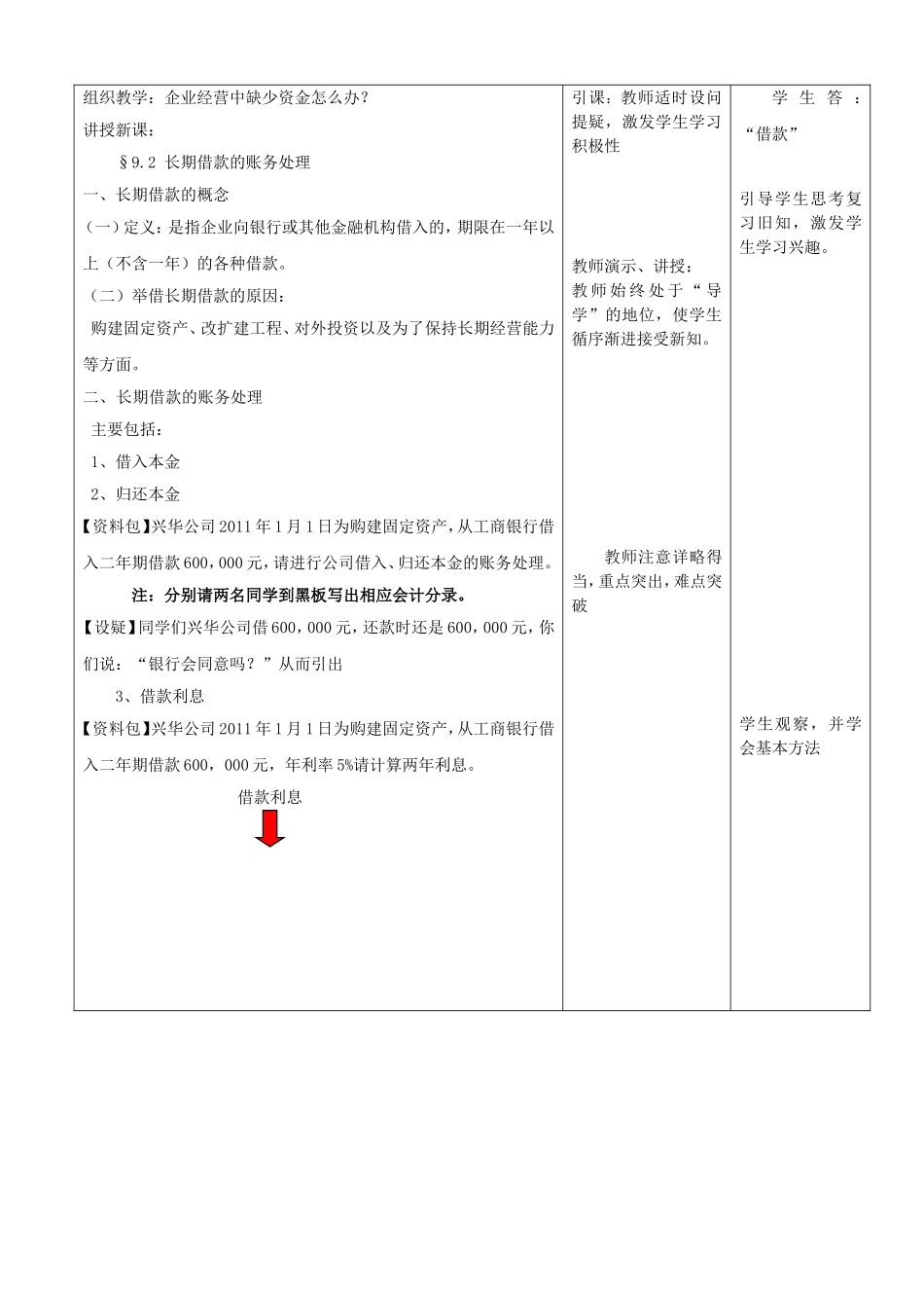 长期借款教学设计_第2页