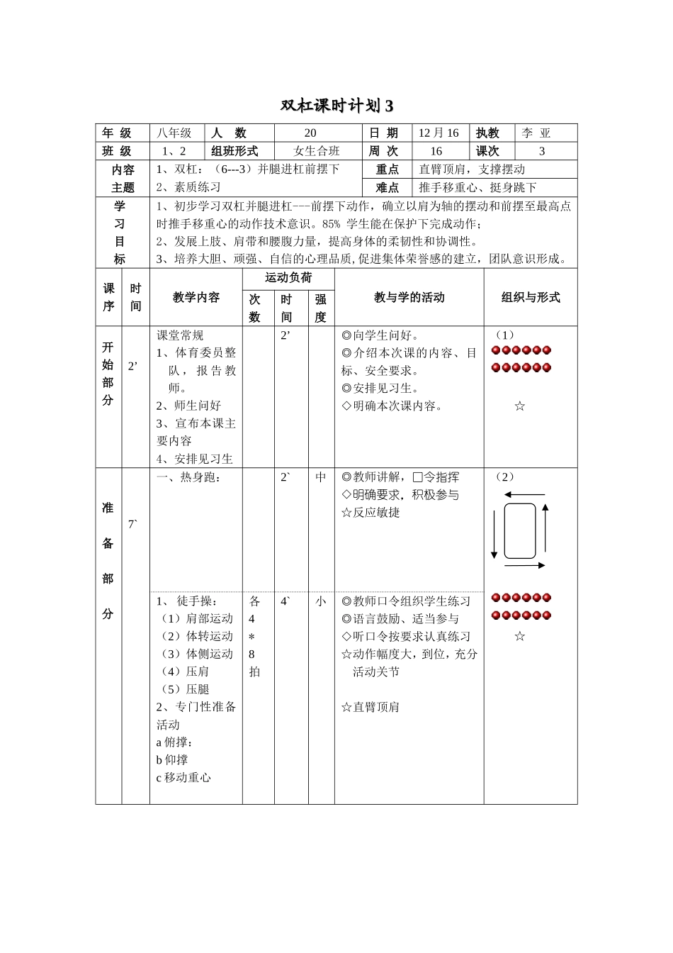 2、双杠杠中跳起支撑成分腿坐--并腿进杠前摆下(女)_第1页