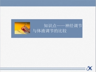知识点-神经调节与体液调节的关系