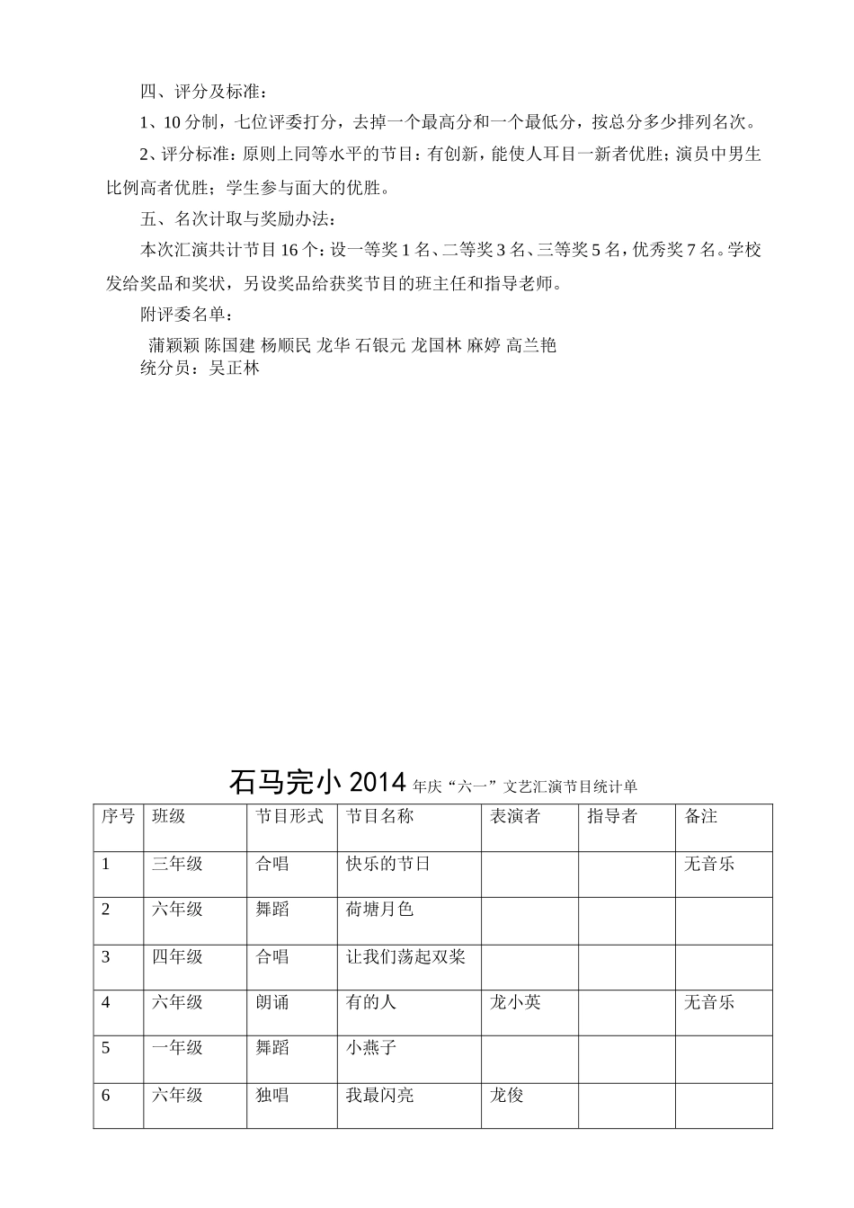 2012年庆祝六一儿童节活动方案_第3页