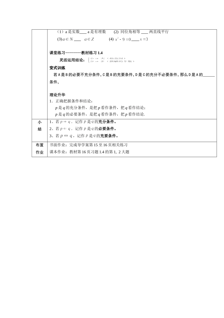 中职数学(基础模块上册)--三个条件_第2页