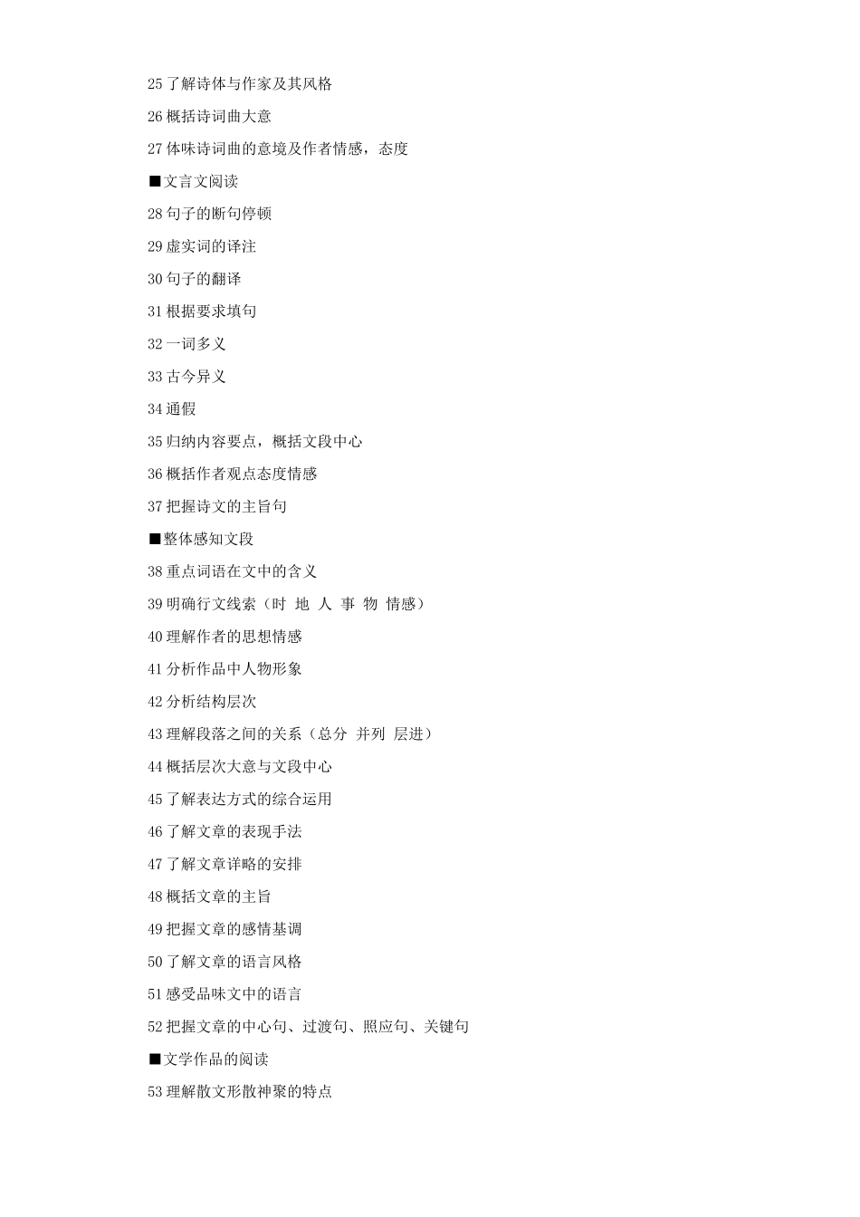 中考语文一百考点试卷_第2页