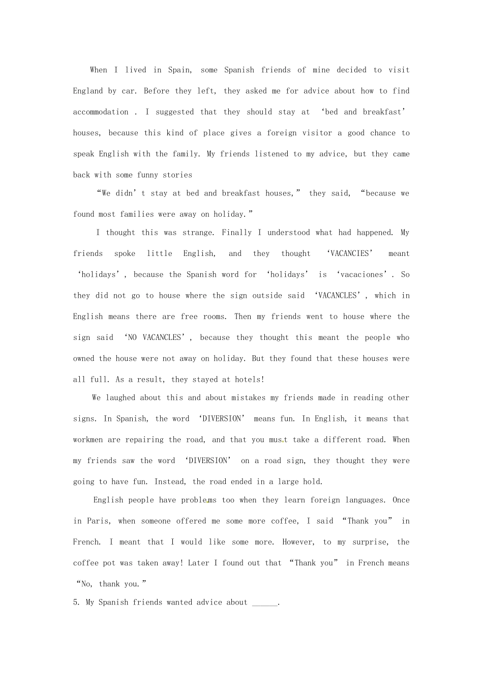 内蒙古北重三中 高二英语下学期期中试题_第3页