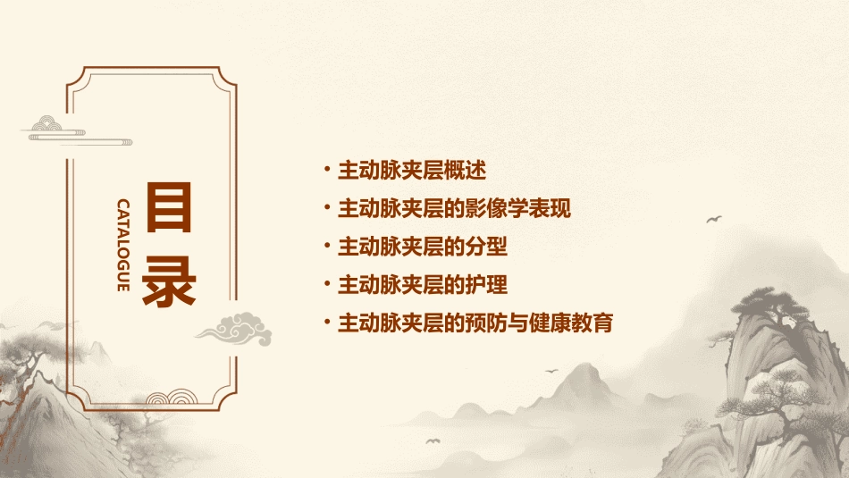 主动脉夹层及其分型的影像表现护理课件_第2页