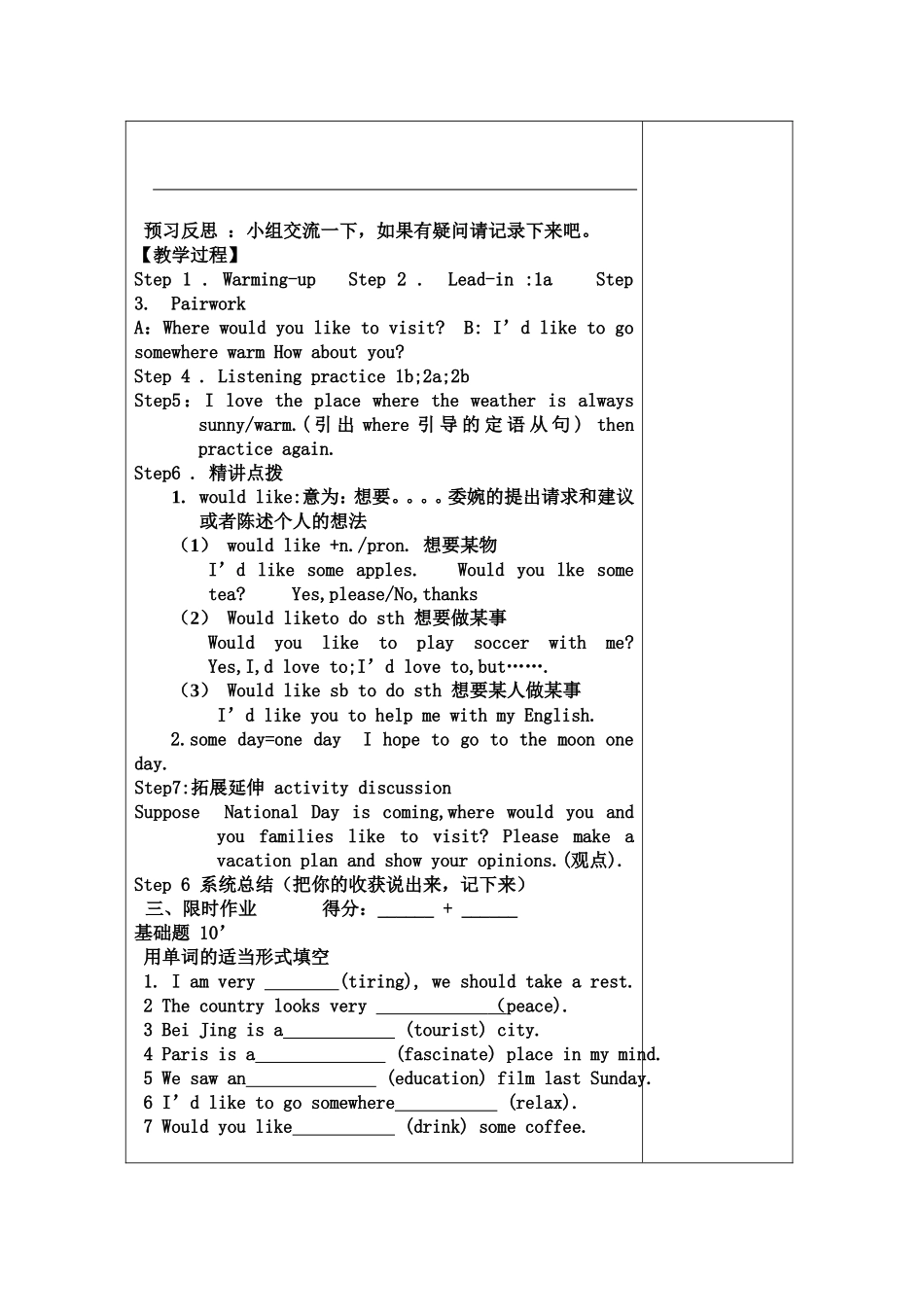 标题Unit7Wherewouldyouliketovisit_第2页