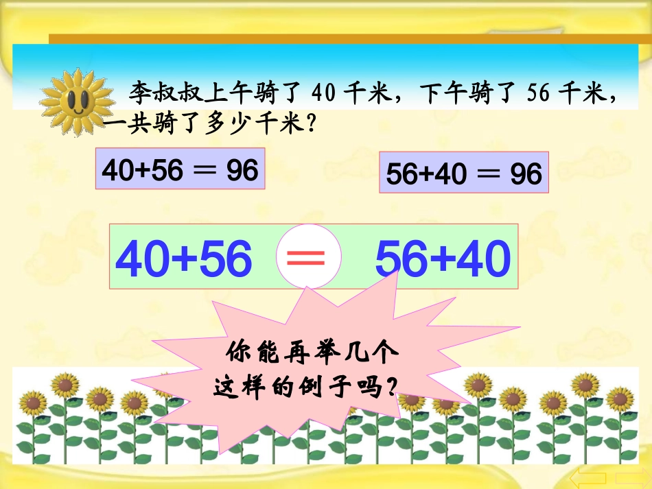 人教2011版小学数学四年级加法运算定律课件-(2)_第3页
