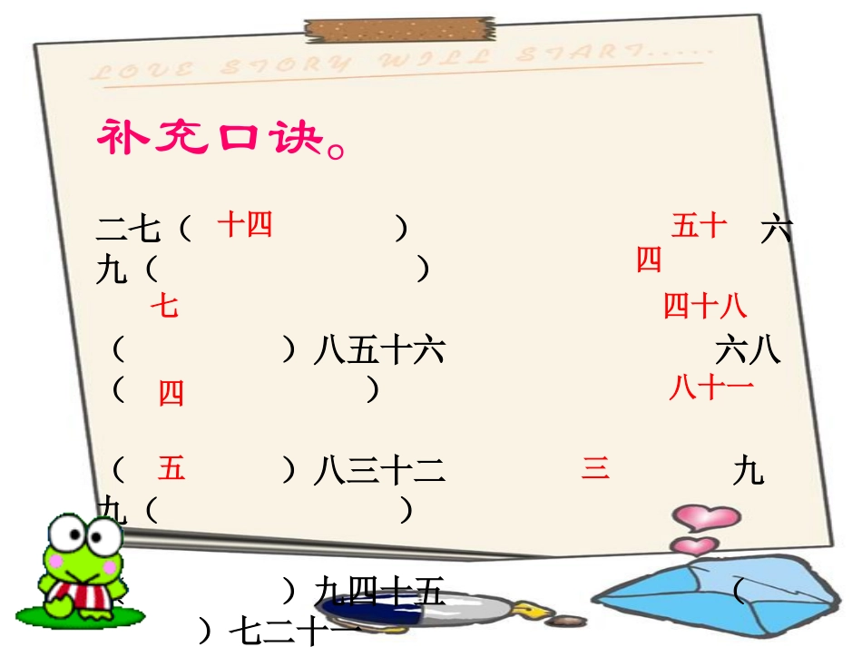 小学数学人教2011课标版二年级7、8、9的乘法口诀求商_第2页