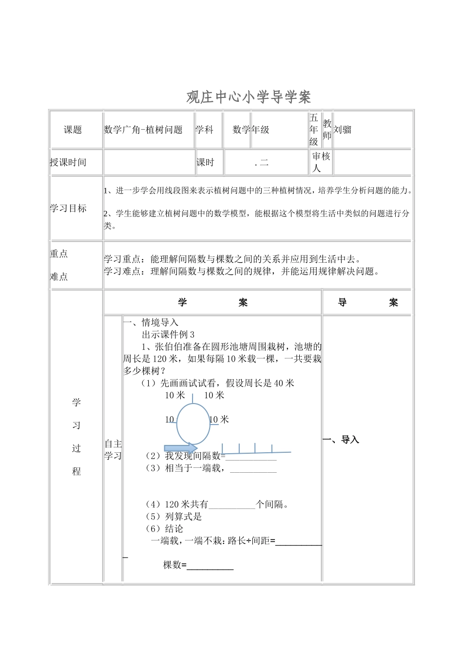 植树问题导学安_第2页
