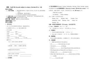 Unit9Myfavoritesubjectisscience