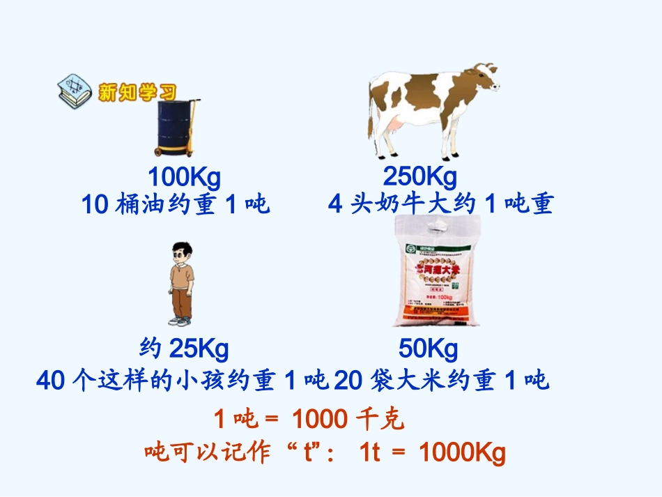 小学数学北师大2011课标版三年级三数下《1吨有多重》教学演示课件.ppt_第3页