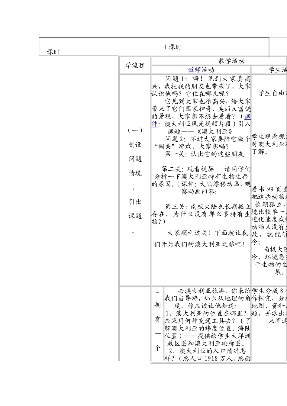 澳大利亚教学设计MicrosoftWord文档_第2页