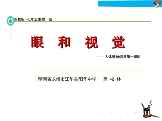 第三节感觉和感觉器官-(2)