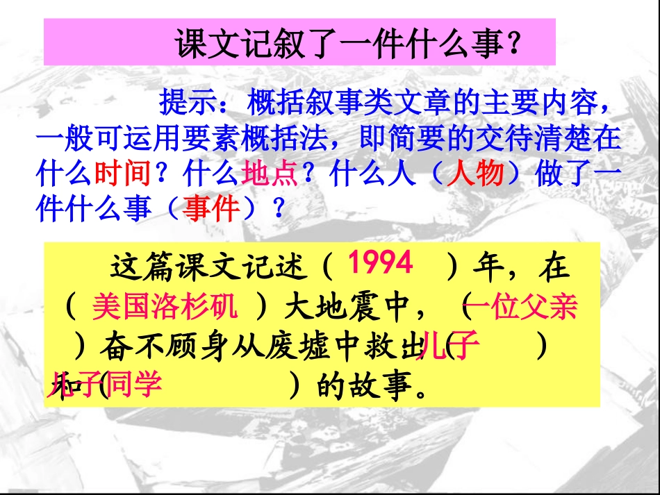 17地震中的父与子-课件3()_第2页