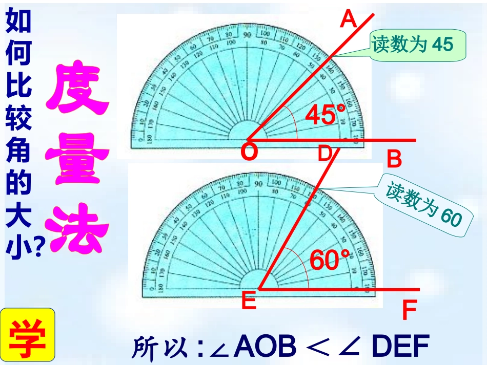 4.3.2角的大小与比较_第3页