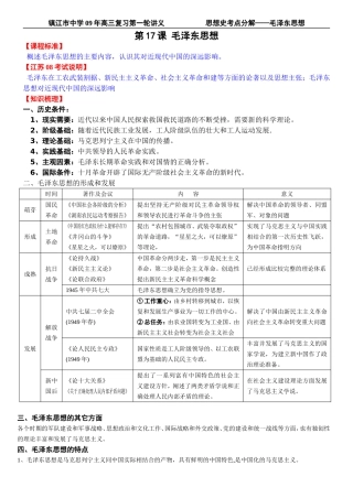 17第17课毛泽东思想