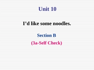 SectionB3a—3cSelfcheck