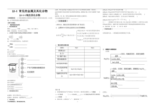 §1-1-1钠及其化合物