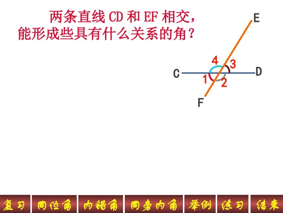 同位角-内错角-同旁内角课件.pptx_第2页