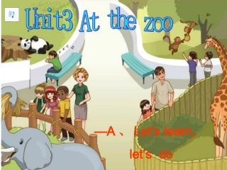 新版pep小学英语三年级下Unit3-At-the-zoo教学课件