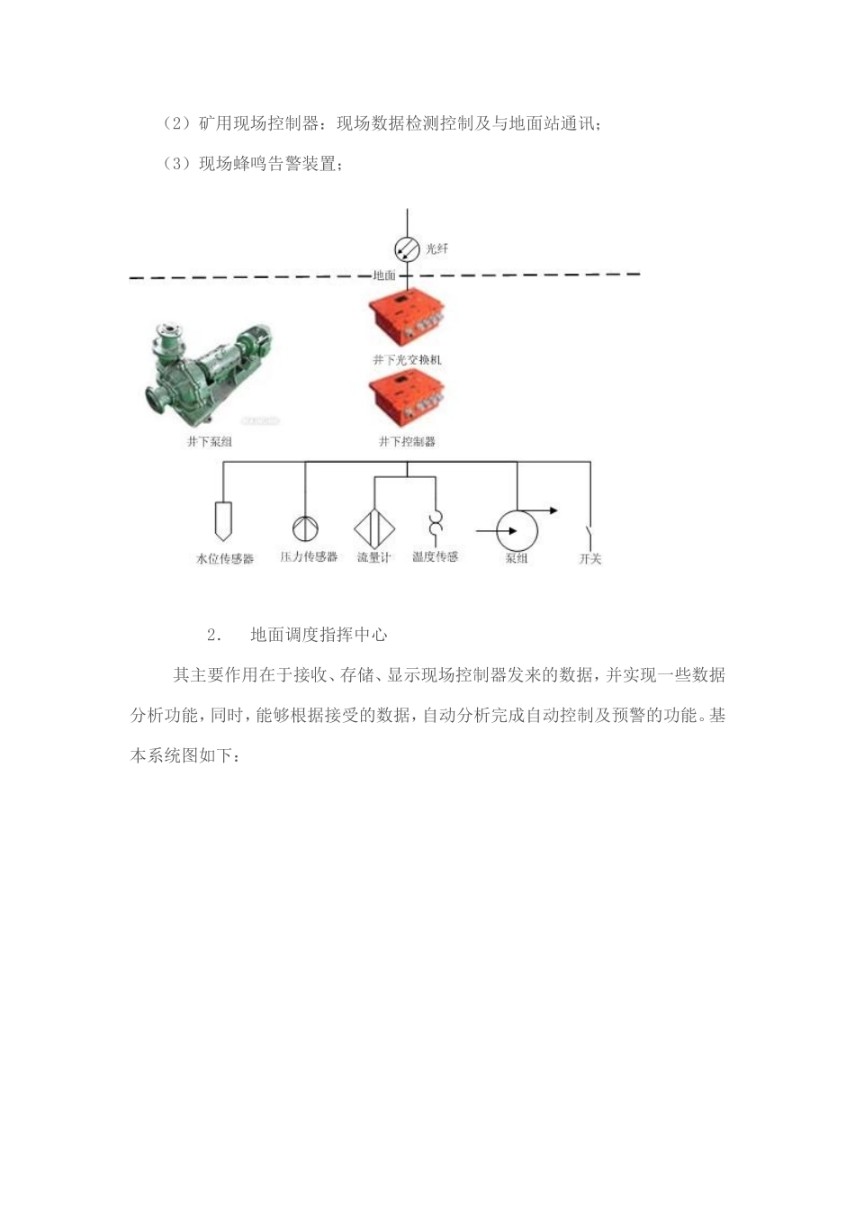 煤矿井下泵房无人值守系统_第2页