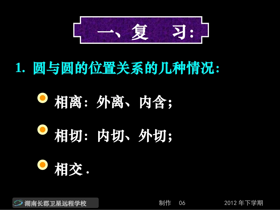 12-12-13高一数学《圆与圆的位置关系》(课件)_第3页