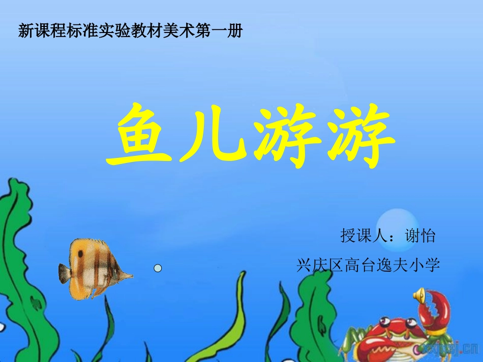 谢怡鱼儿游游1_第1页