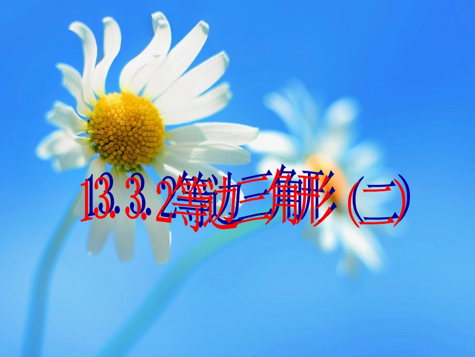 1332等边三角形(二)_第1页