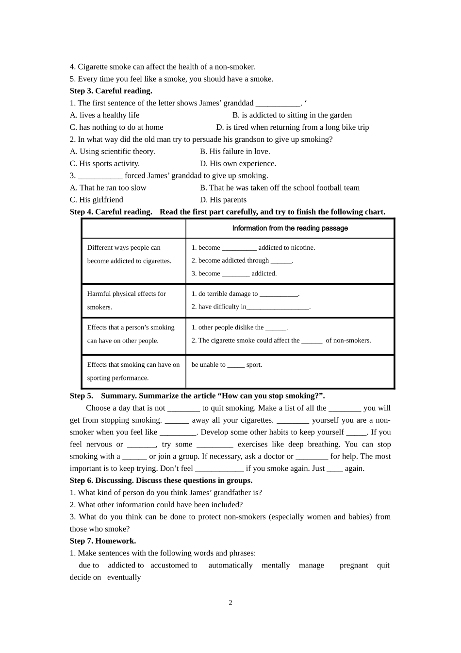 Unit3AhealthyLifeinSenior⑥_第2页