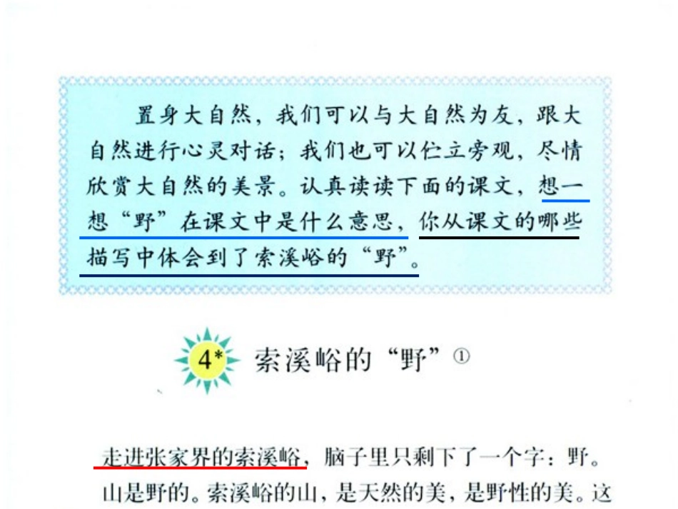 4.索溪峪的野_第1页