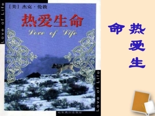 《热爱生命》课件