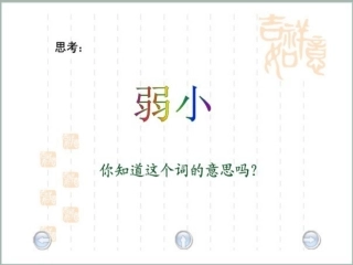 我不是最弱小的--课件PPT