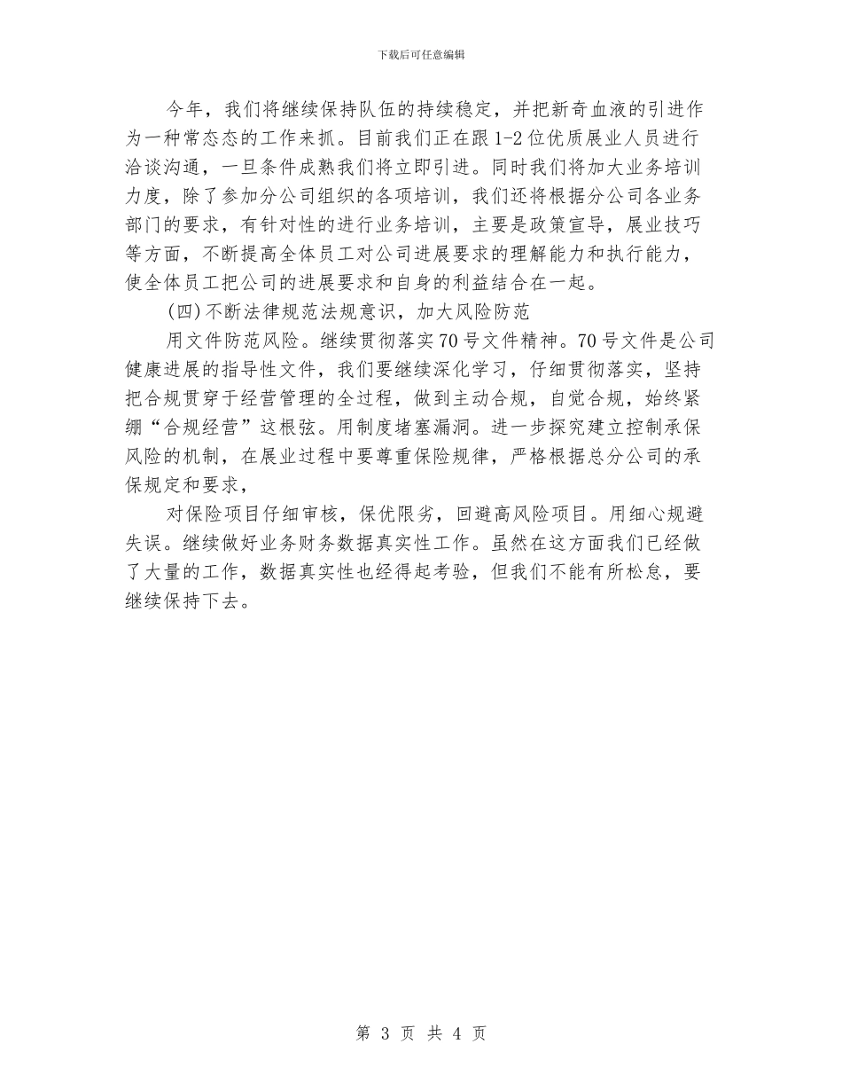 保险公司年度规划_第3页