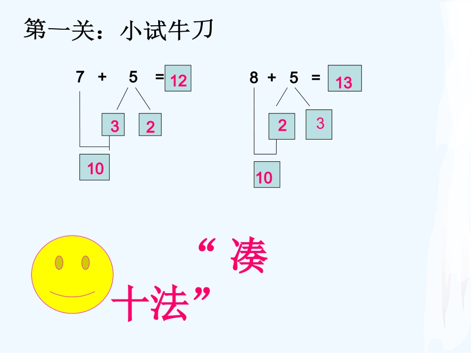 小学数学人教2011课标版一年级5、4、3、2加几-(5)_第2页