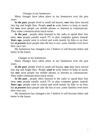 Changesinmyhometown