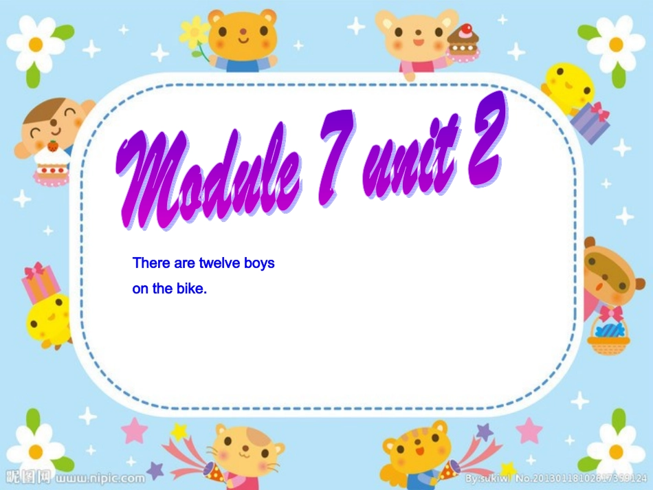 Unit2Therearetwelveboysonthebike._第1页
