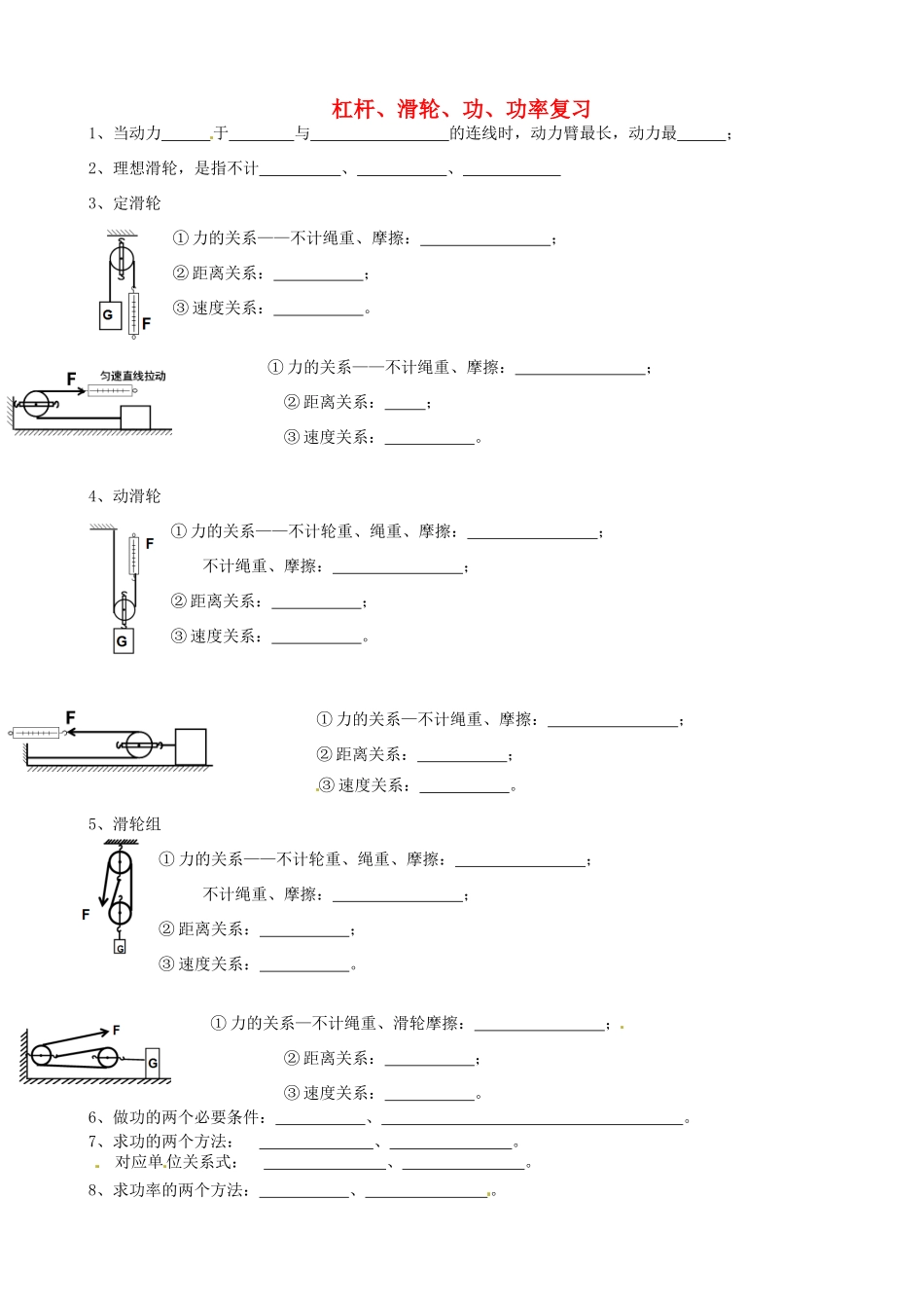 九年级物理上册 111 114 复习 苏科版试卷_第1页