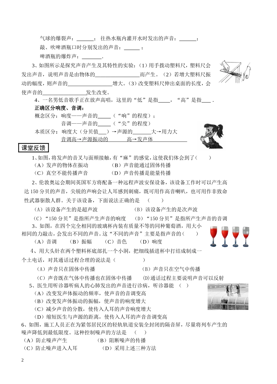 中考复习声现象_第2页