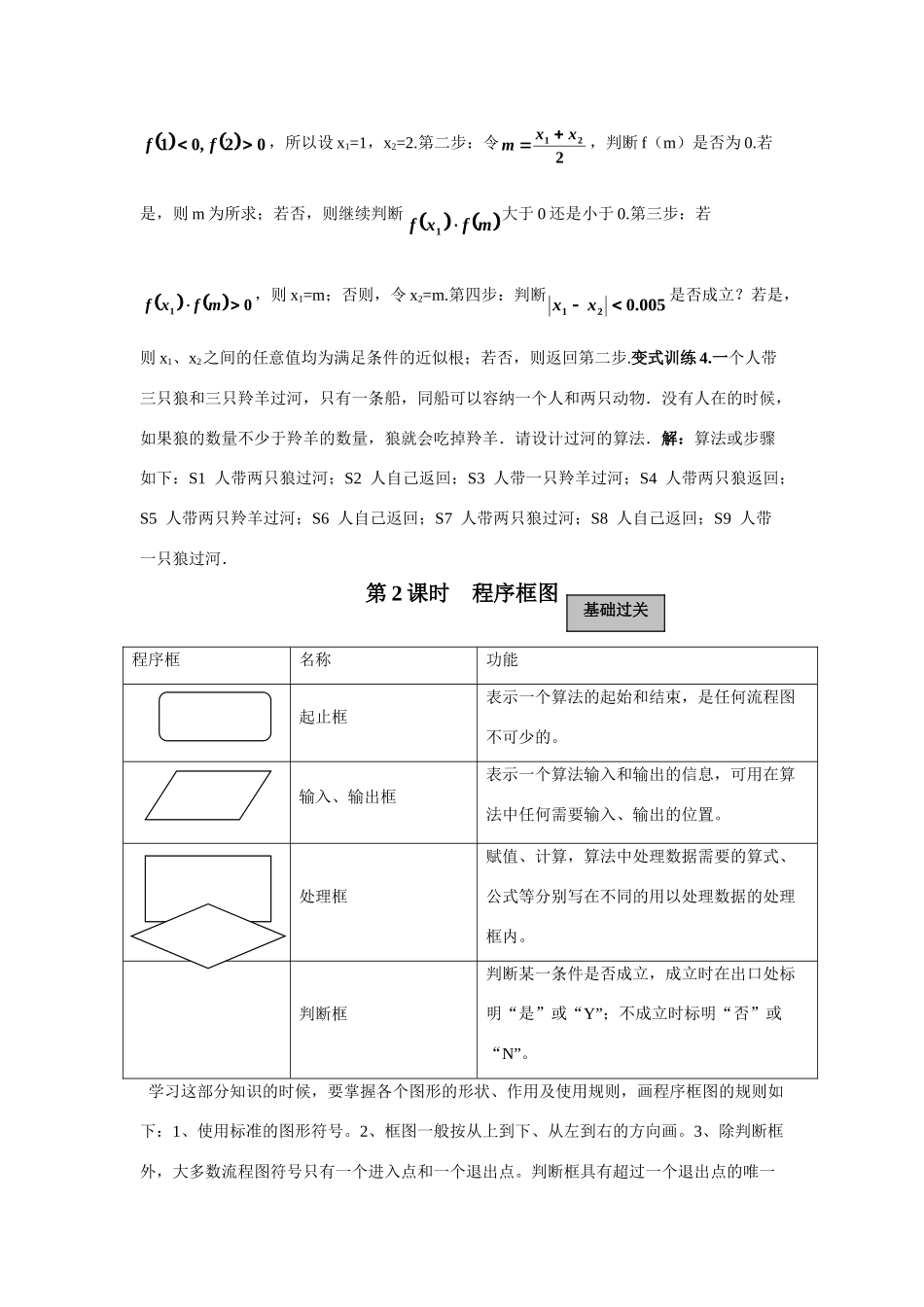 山东省济南市高考数学精品资料—算法知识点分析试卷_第3页