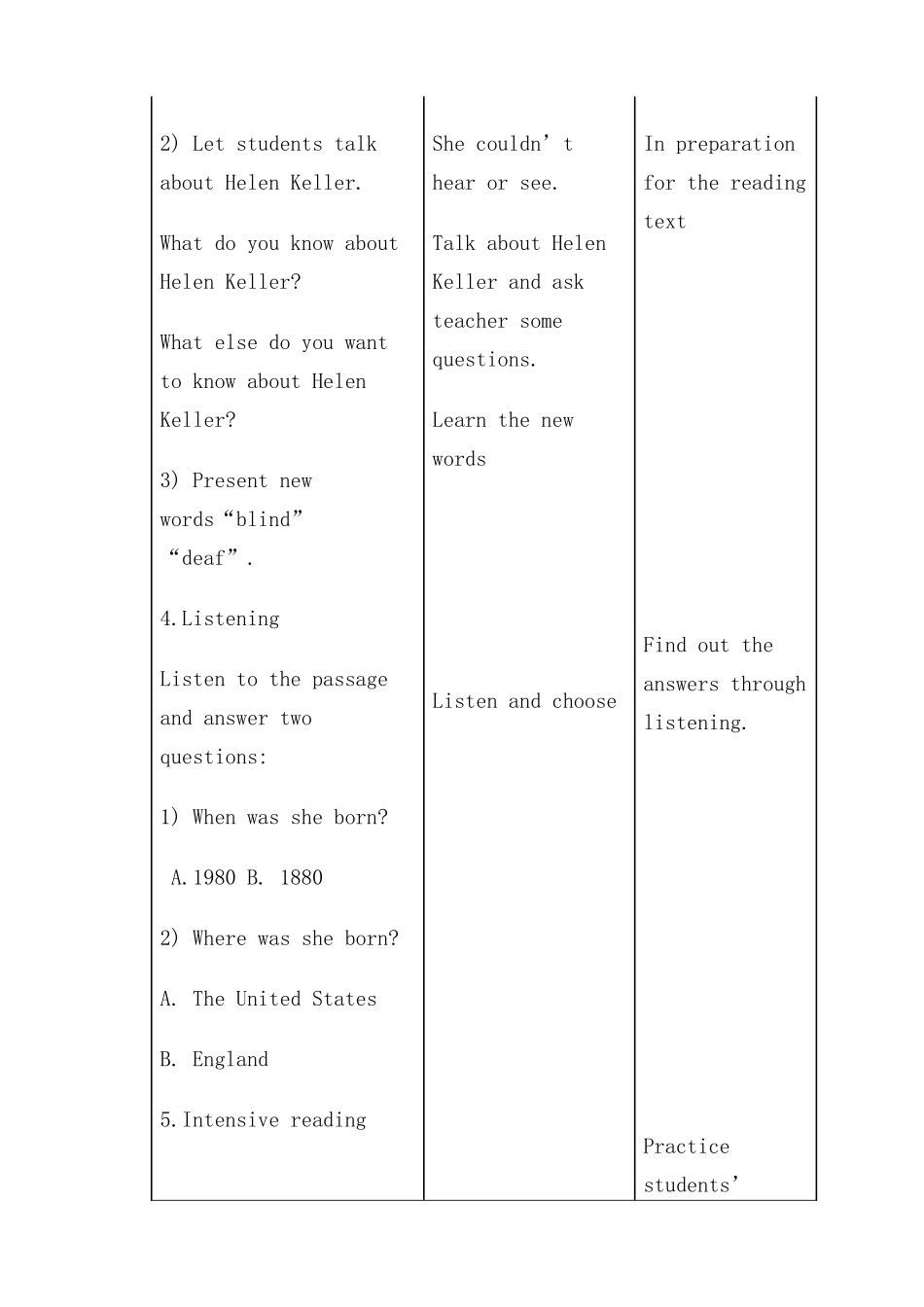 Unit6FamousPeopleLesson33教学设计_第3页