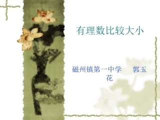 有理数比较大小-(11)