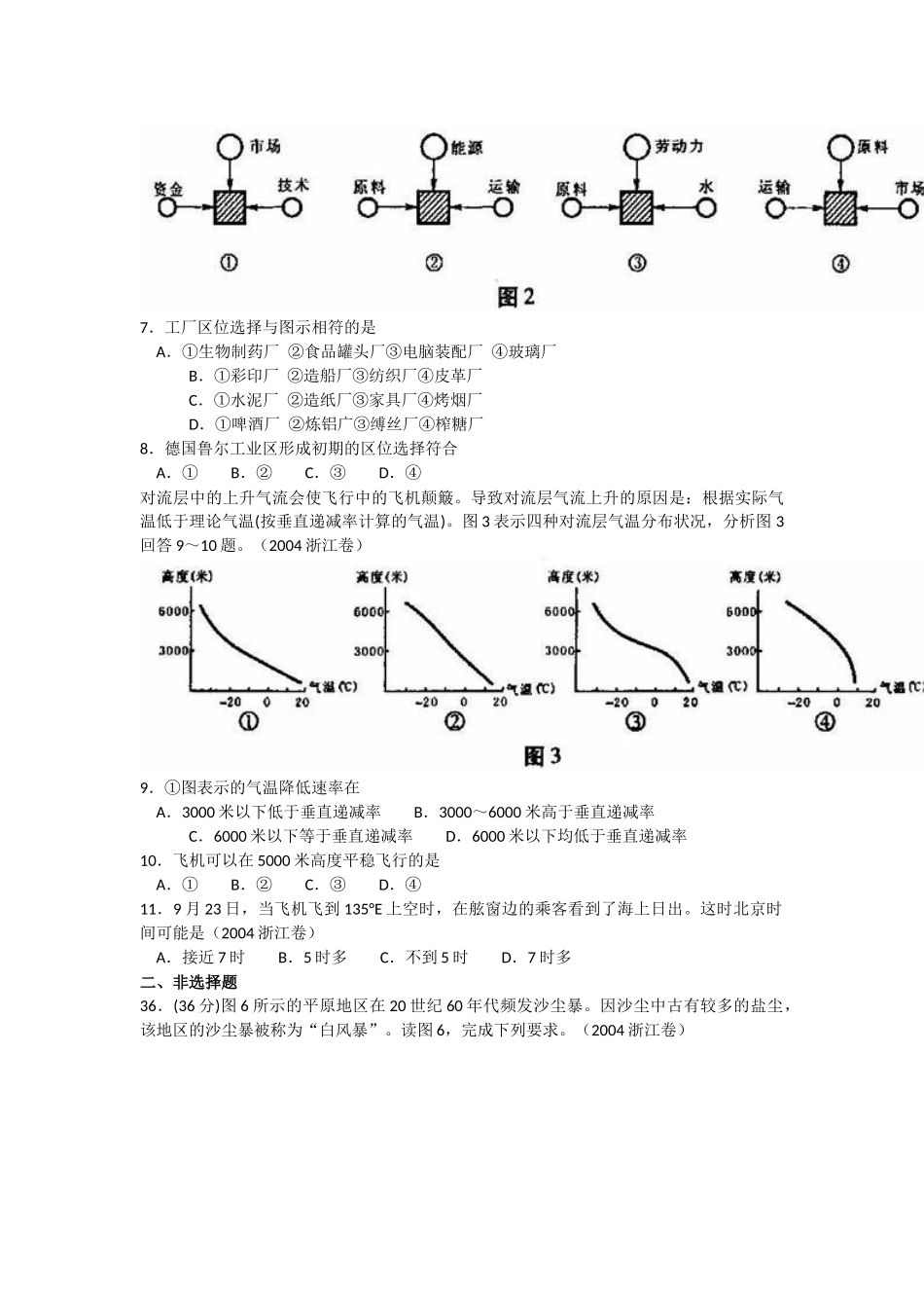 2004高考地理_第2页