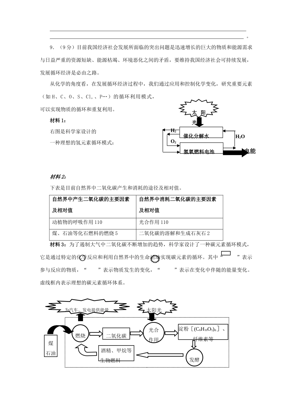 山东省中等学校招生考试化学卷 新课标 人教版试卷_第3页