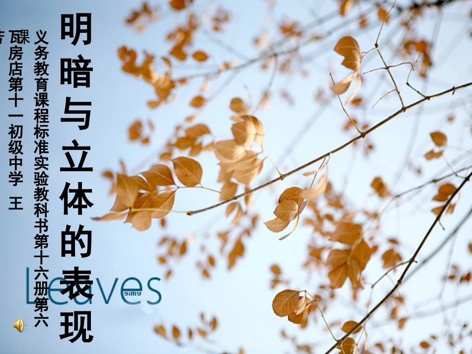 5.明暗与立体的表现_第1页