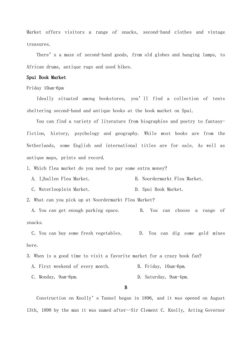 大学附中高三英语下学期3月模块诊断试卷_第2页